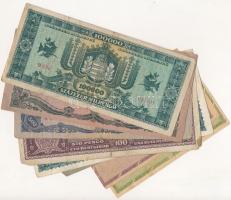 30db-os vegyes magyar pengő és adópengő bankjegy tétel T:vegyes
