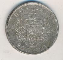 Románia 1942. 200L Ag T:2- ph. Romania 1942. 200 Lei Ag C:VF edge error