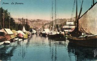 Fiume, La Fiumara, ships (gluemark)