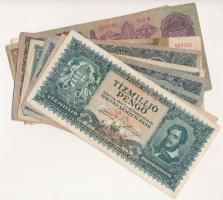 50db-os vegyes magyar pengő és adópengő bankjegy tétel T:vegyes