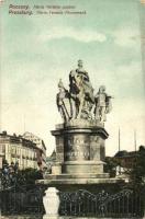 Pozsony, Bratislava; Mária Terézia szobor / statue