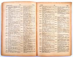1913 A budapesti és a környékbeli magyar kir. távbeszélő-hálózatok előfizetőinek betűsoros névsora. ...