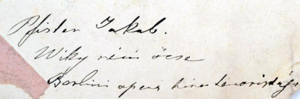 cca 1910 Pfister Jakab, a berlini opera tenoristájának fényképe / Berlin opera tenorist Jacob Pfiste...
