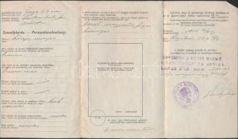 1916 Frontvonal átlépésére jogosító igazolvány
