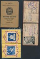 10 db vegyes érdekes igazolvány, benne 2 vasút is