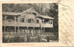 Gyertyánliget, Kobilecká Poljana; Salvator ház, kiadja Weingarten Zsiga / villa (ázott / wet damage)