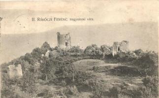 Nagysáros, Velky Saris; II. Rákóczi Ferenc vára, kiadja Holénia Béla / castle ruins (EK)