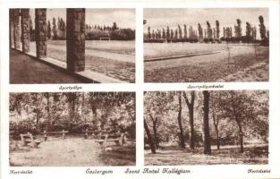 Esztergom, Szent Antal Kollégium, belső / 3 db régi képeslap / 3 old postcards