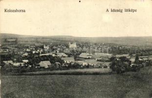 Kolozsborsa, Borsa; látkép, a Fogyasztási Szövetkezet kiadása / general view