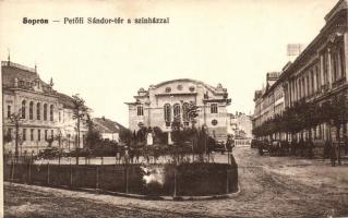 Sopron, Petőfi Sándor tér, színház (fl)