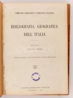 Biblografia Geografica Dell'Italia Anno 1925-1928. Firenze, 1927. Instituto Geografico Militare...