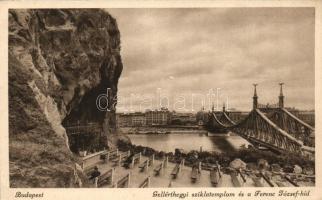 Budapest XI. Gellérthegyi sziklatemplom, Ferencz József híd (EB)
