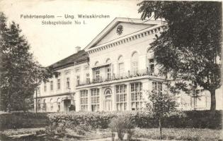 Fehértemplom, Ung. Weisskirchen, Bela Crvka; Tiszti kaszinó / Stabsgebäude No. I. / military officers casino (Rb)