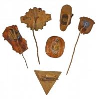 6db-os zománcozott jelvény tétel, benne "II. Filmfesztivál", "Budalakk", "V...