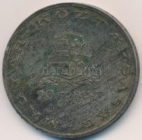 1948. 20Ft Ag "Táncsics" T:2 erős patina
Adamo EM3