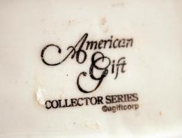 Jelzett szalvéta tartó, kézzel festett, hibátlan,  13×12 cm