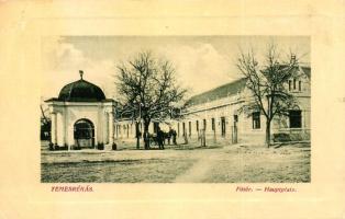 Temesrékás, Recas; Főtér / main square (EB)