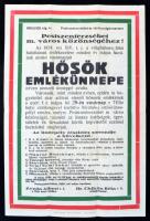 1924 Pestszenterzsébet Hősök emlékünnepe műsorának plakátja