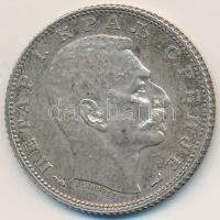 Szerbia 1915. 1D Ag "I. Péter" T:2,2- Serbia 1915. 1 Dinar Ag "Peter I" C:XF,VF