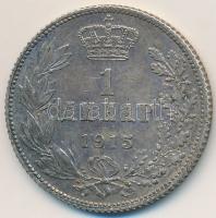 Szerbia 1915. 1D Ag "I. Péter" T:2,2-
Serbia 1915. 1 Dinar Ag "Peter I" C:XF,VF
