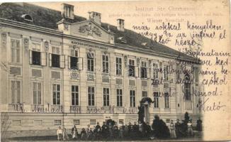 Wiener Neustadt,  Institut Ste Chrétienne, Madchen Unterrichts Anstalt  / girl school  (EK)