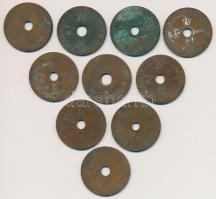 Francia Indokína 1914-1922. 1c Br (10x) T:2-,3 patina
French Indo-China 1914-1922. 1 Cent Br (10x) ...