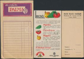 Vegyes számolócédula tétel(Pick, Schmoll, Julius Meinl, Apenta, stb.), 12db