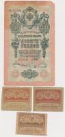 Orosz Birodalom 1912-1917. (1905) 3R + (1909) 10R Szign.: Shipov + 1915. 50k (3x) + 1917. 20R (3x) +...