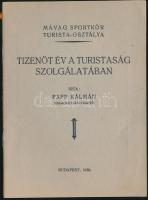 1936 MÁVAG sportkör Turista-Osztálya, Tizenöt év a turistaság szolgálatában. Írta: Papp Kálmán szakosztály-vezető. pp.:16, 16x12cm