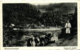 Máramarossziget, Sighetu Marmatiei; - 4 db régi képeslap / 4 old postcards