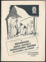 1938 A Magyarországi Kárpát Egyesület kirándulásainak sorrendje, pp.:28, 12x9cm