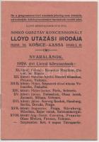 1929 Simkó Gusztáv Koncessionált Lloyd Utazási Irodája, Nyaralások 1929. évi Lloyd körutazások, Kassa, pp.:20, 15x11cm