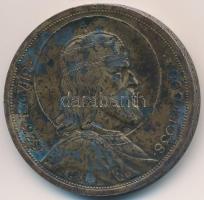 1938. 5P Ag "Szent István" T:2- erős patina Adamo P8.1
