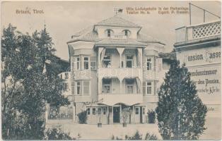 Bressanone, Brixen; Villa Ludwigsheim in der Parkanlage, property of P. Gasser (EK)