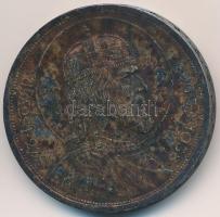 1938. 5P Ag "Szent István" T:2- erős patina Adamo P8.1