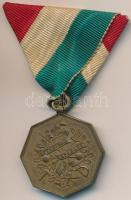 1906. "Temesvári Középiskolák Tornaversenye" Br díjérem mellszalaggal (30,5mm) T:2