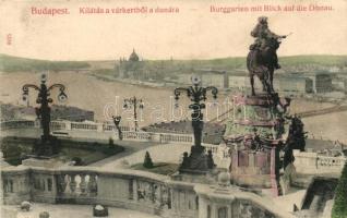 Budapest I. Királyi várkert, Savoyai Jenő szobra, Taussig A.