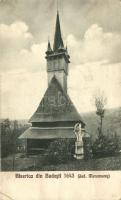 Budfalva, Budesti; Fa templom / wooden church (fa)