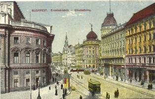 Budapest VIII. Erzsébet körút (Nagy-körút), villamosok