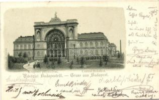 1899 Budapest VII. Központi pályaudvar litho