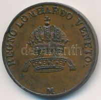 Olasz Államok / Lombardia-Velence 1822M 3c Cu T:2,2- ph.
Italian States / Lombardy-Venetia 1822M 3 ...