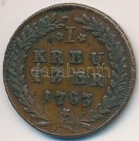 Osztrák Államok / Salzburg 1783. 1kr Cu T:2 Austrian States / Salzburg 1783. 1 Kreuzer Cu C:XF
