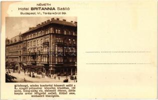 Budapest VI. Hotel Britannia; Teréz körút 39. (EK)