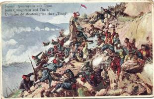 'L'attaque de Montenegrins chez Tousi' / attack of the Montenegrins at Tousi (fa)