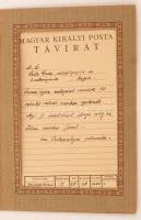 cca 1942 2db Postai dísztávirat, (LX11)