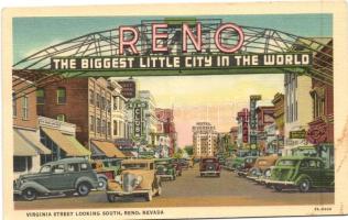 Reno, Virginia street, automobiles, clubs (fl)