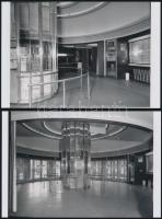 1973 Budapest, a Híradó mozi kívül-belül, 7 db korabeli negatívról készült modern nagyítás, 10x15 cm