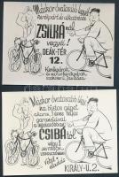 cca 1940 Fekete György (1904-1990) budapesti fényképész specialitása a mozikban nagyfilmek előtt vet...