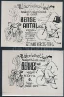 cca 1940 Fekete György (1904-1990) budapesti fényképész specialitása a mozikban nagyfilmek előtt vet...