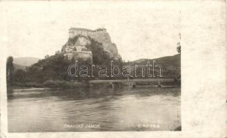 1930 Árvaváralja, Oravsky Zamok; vár, híd / castle, bridge, photo (EK)